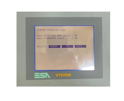 ESA VT505W panel HMI VT505W00000 (n.º 03-458-05980)
