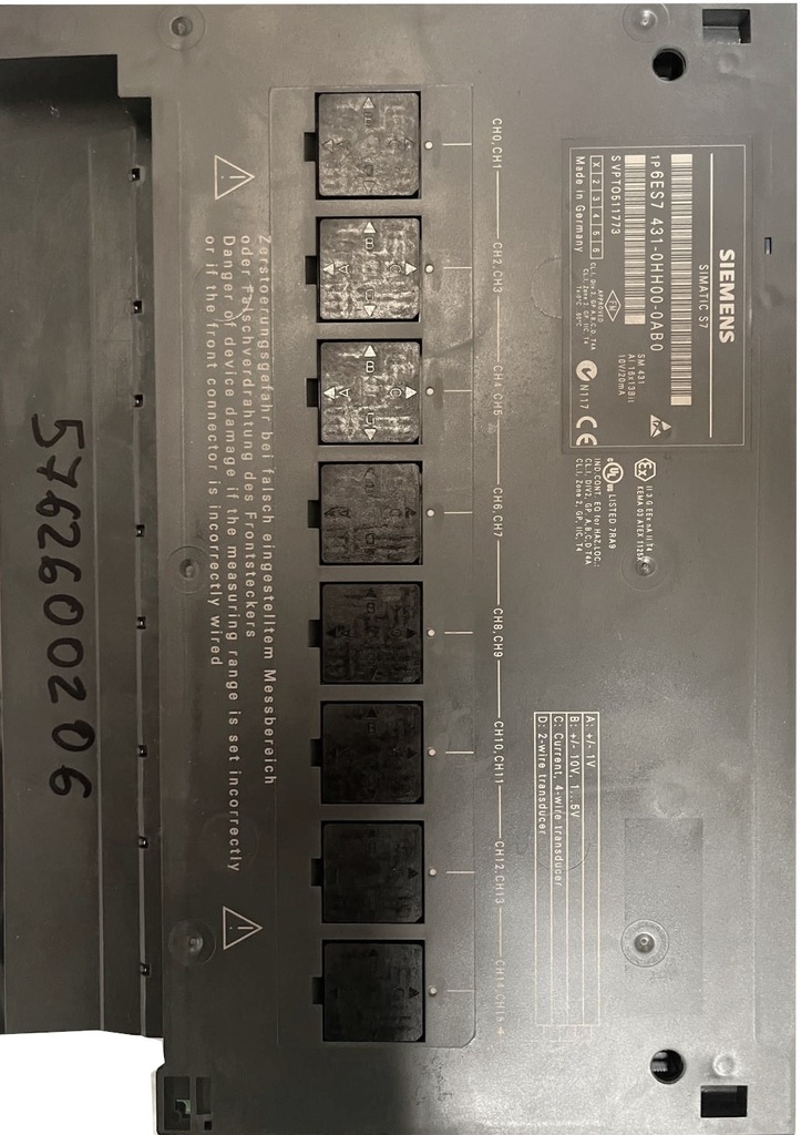 Siemens SIMATIC S7-400 SM 431 6ES7431-0HH00-0AB0 16 AI
