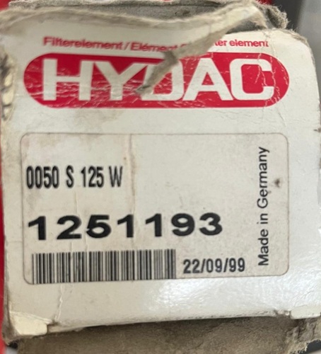 [FIL00012] 0050 S 125 W – 1251193  HYDAC ORIGINAL