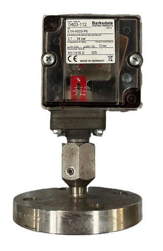 [MAN00033] BARKSDALE E1H-H500-P6 + WIKA 990.27 